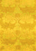 Abstract Yellow Modern Rug, abs1348yw