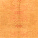 Square Abstract Orange Modern Rug, abs1349org