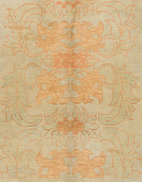 Machine Washable Abstract Yellow Rug, wshabs1349