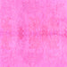 Square Abstract Pink Modern Rug, abs1349pnk