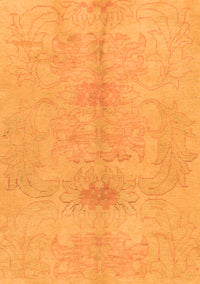 Abstract Orange Modern Rug, abs1349org