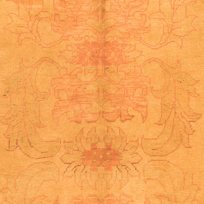 Abstract Orange Modern Rug, abs1349org