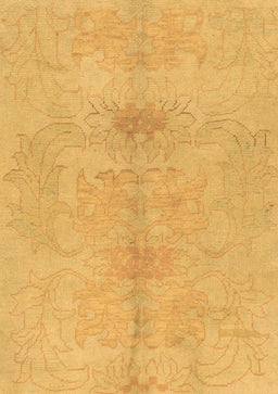 Abstract Brown Modern Rug, abs1349brn
