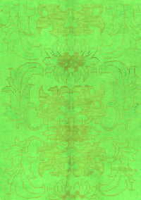 Abstract Green Modern Rug, abs1349grn