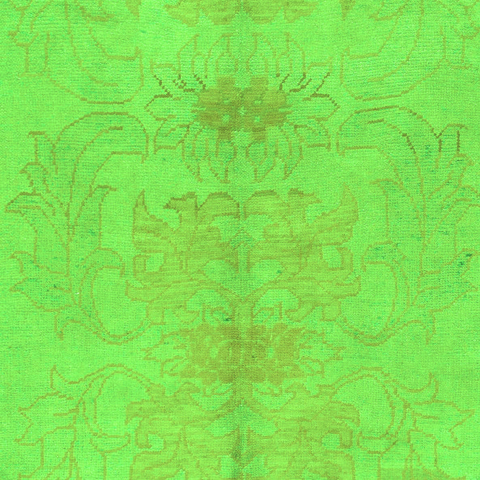 Abstract Green Modern Rug, abs1349grn