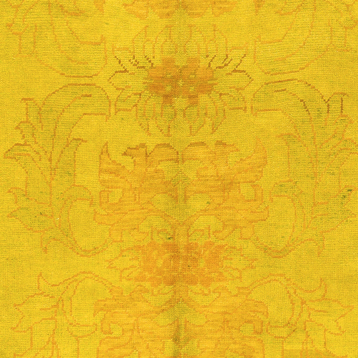 Abstract Yellow Modern Rug, abs1349yw
