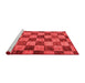 Modern Red Washable Rugs