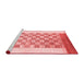 Modern Red Washable Rugs