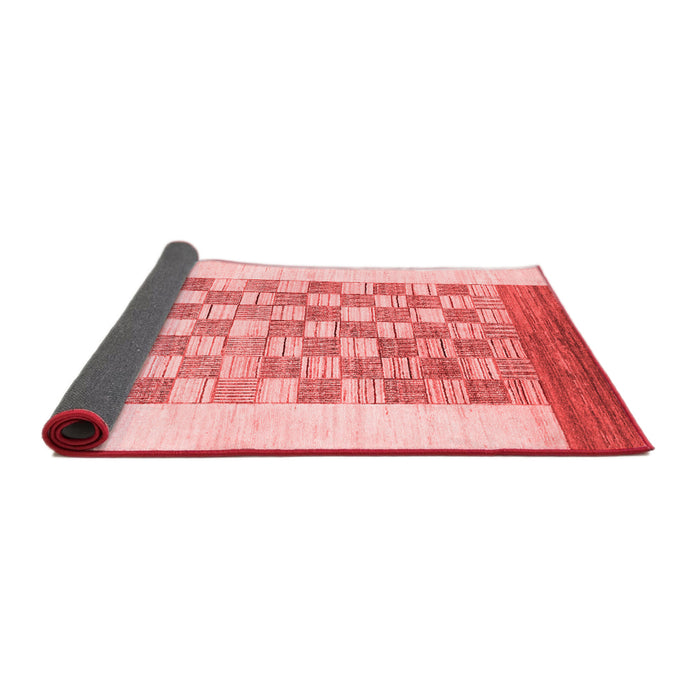 Checkered Red Modern Area Rugs