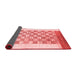 Checkered Red Modern Area Rugs