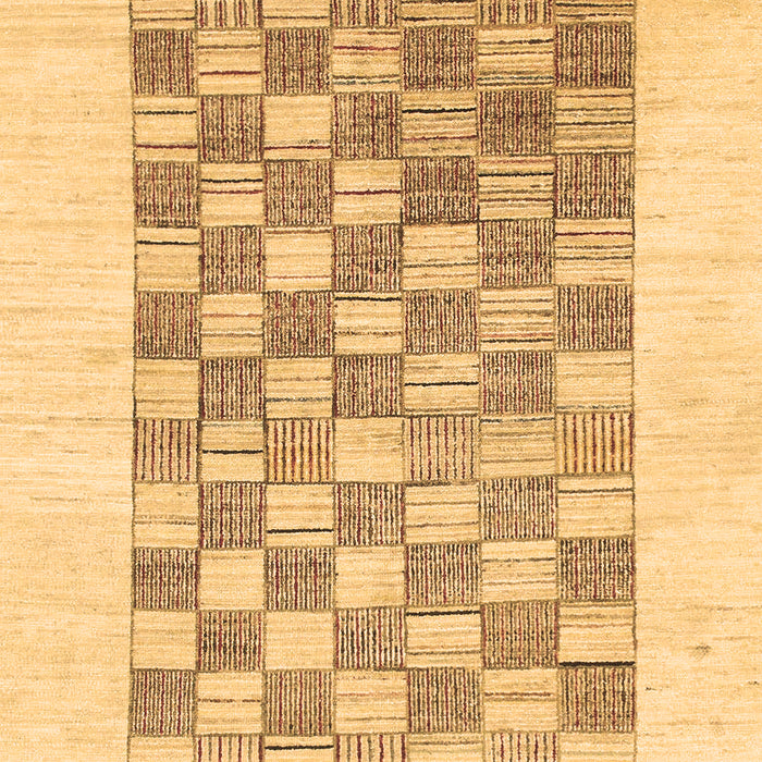 Checkered Brown Modern Rug, abs1350brn