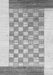 Machine Washable Checkered Gray Modern Rug, wshabs1350gry