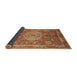 Sideview of Abstract Gold Modern Rug, abs1351