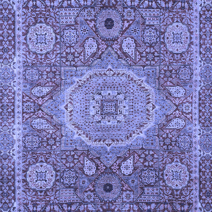 Abstract Blue Modern Rug, abs1351blu