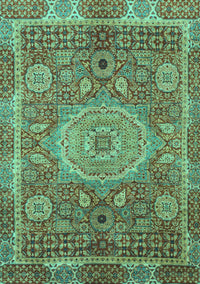 Abstract Turquoise Modern Rug, abs1351turq