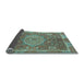 Sideview of Abstract Light Blue Modern Rug, abs1351lblu