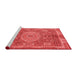 Modern Red Washable Rugs