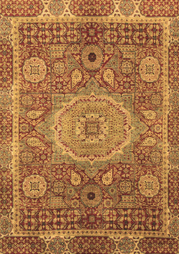 Abstract Brown Modern Rug, abs1351brn