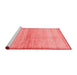 Modern Red Washable Rugs