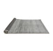 Sideview of Abstract Gray Modern Rug, abs1352gry