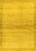 Machine Washable Abstract Yellow Modern Rug, wshabs1352yw