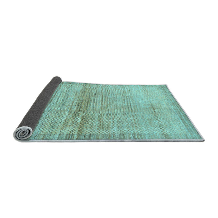 Sideview of Abstract Light Blue Modern Rug, abs1352lblu