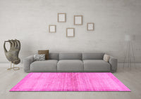 Machine Washable Abstract Pink Modern Rug, wshabs1352pnk