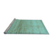 Sideview of Machine Washable Abstract Light Blue Modern Rug, wshabs1352lblu