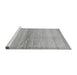 Sideview of Machine Washable Abstract Gray Modern Rug, wshabs1352gry