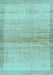 Abstract Light Blue Modern Rug, abs1352lblu