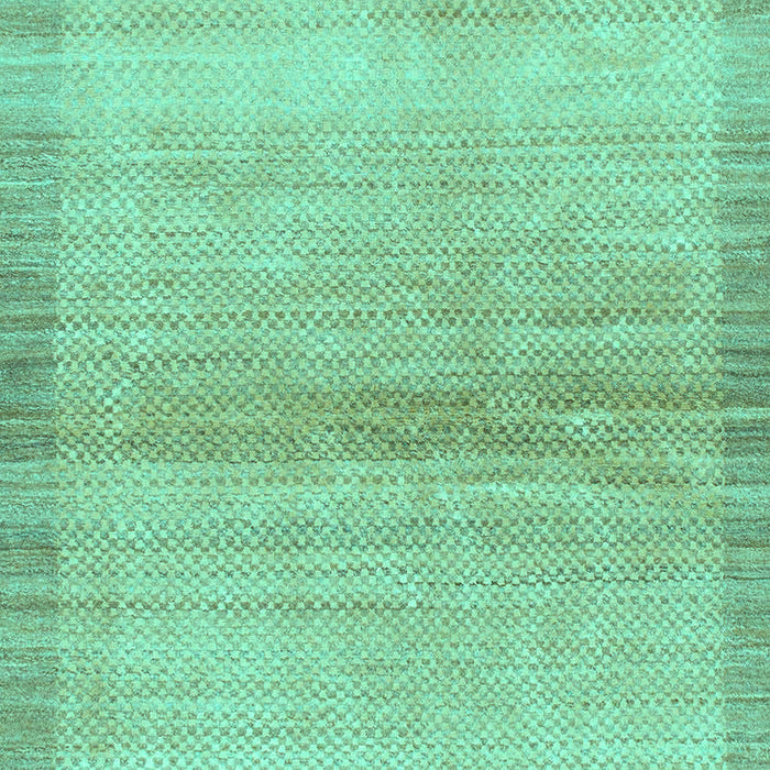 Machine Washable Abstract Turquoise Modern Area Rugs, wshabs1352turq