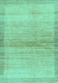 Abstract Turquoise Modern Rug, abs1352turq