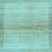 Square Abstract Light Blue Modern Rug, abs1352lblu