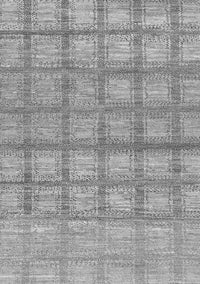 Checkered Gray Modern Rug, abs1353gry