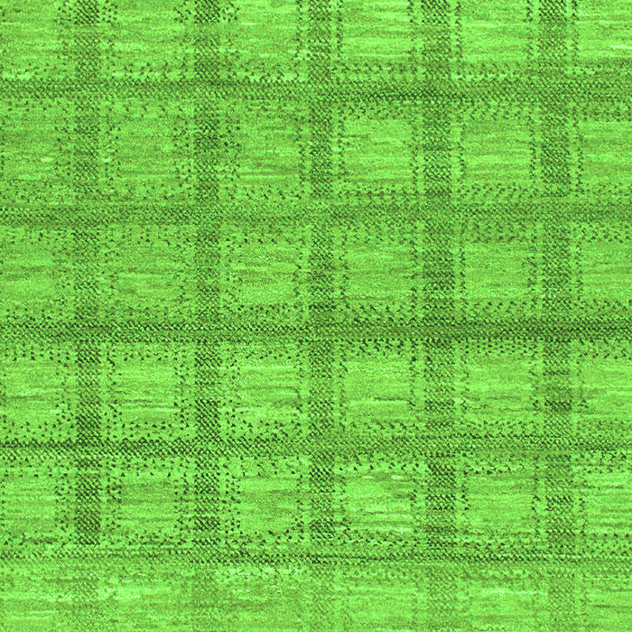 Checkered Green Modern Rug, abs1353grn