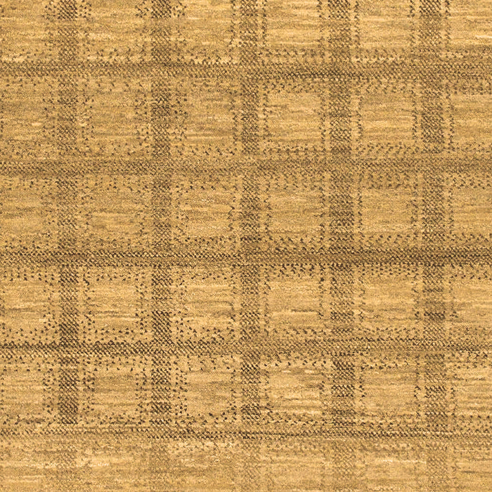 Machine Washable Checkered Brown Modern Rug, wshabs1353brn