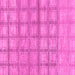 Square Checkered Pink Modern Rug, abs1353pnk