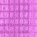 Square Checkered Purple Modern Rug, abs1353pur