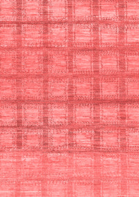 Checkered Red Modern Rug, abs1353red