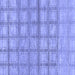 Square Checkered Blue Modern Rug, abs1353blu