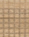 Abstract Bronze Brown Checkered Rug, abs1353