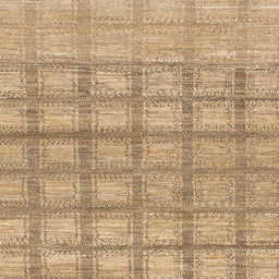 Square Machine Washable Abstract Bronze Brown Rug, wshabs1353