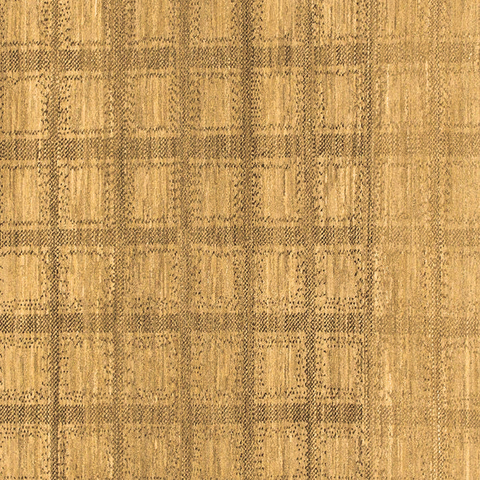 Square Checkered Brown Modern Rug, abs1353brn