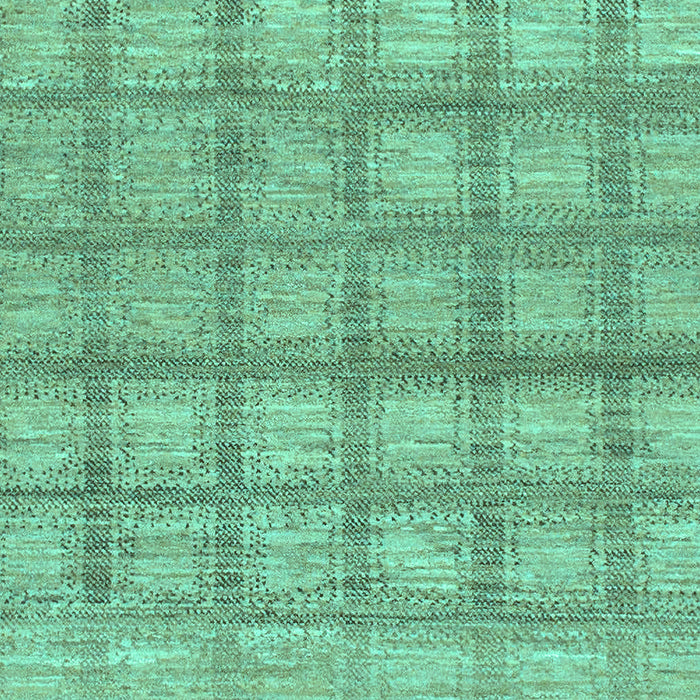 Checkered Turquoise Modern Rug, abs1353turq