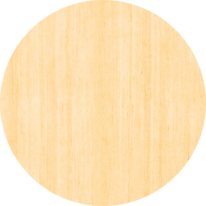 Round Solid Brown Modern Rug, abs1354brn