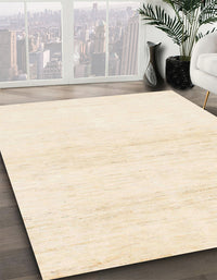 Abstract Beige Solid Rug, abs1355