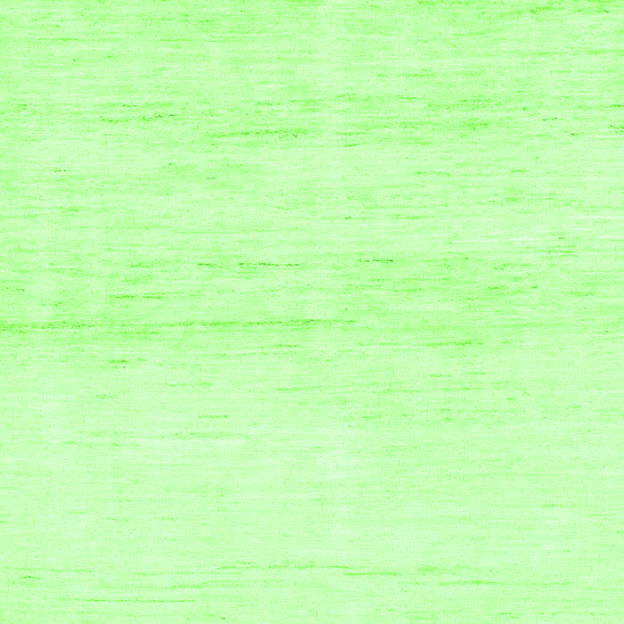 Square Machine Washable Solid Green Modern Area Rugs, wshabs1355grn