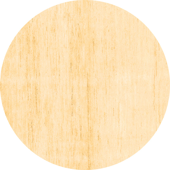 Round Solid Brown Modern Rug, abs1355brn