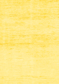 Solid Yellow Modern Rug, abs1355yw