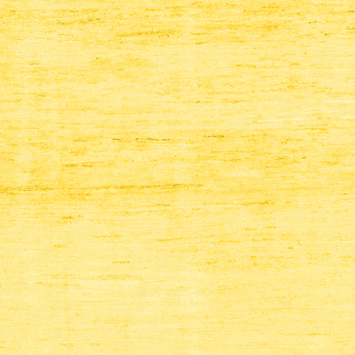 Machine Washable Solid Yellow Modern Rug, wshabs1355yw